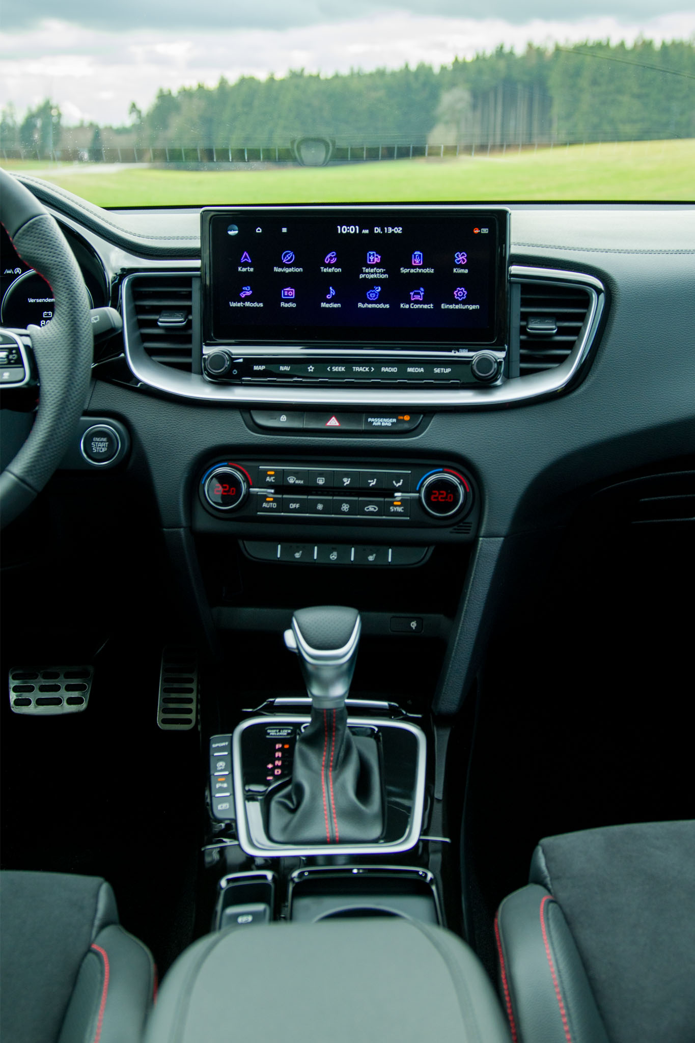kia proceed innenraum