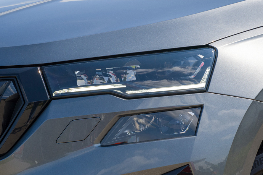 led scheinwerfer skoda karoq sportline