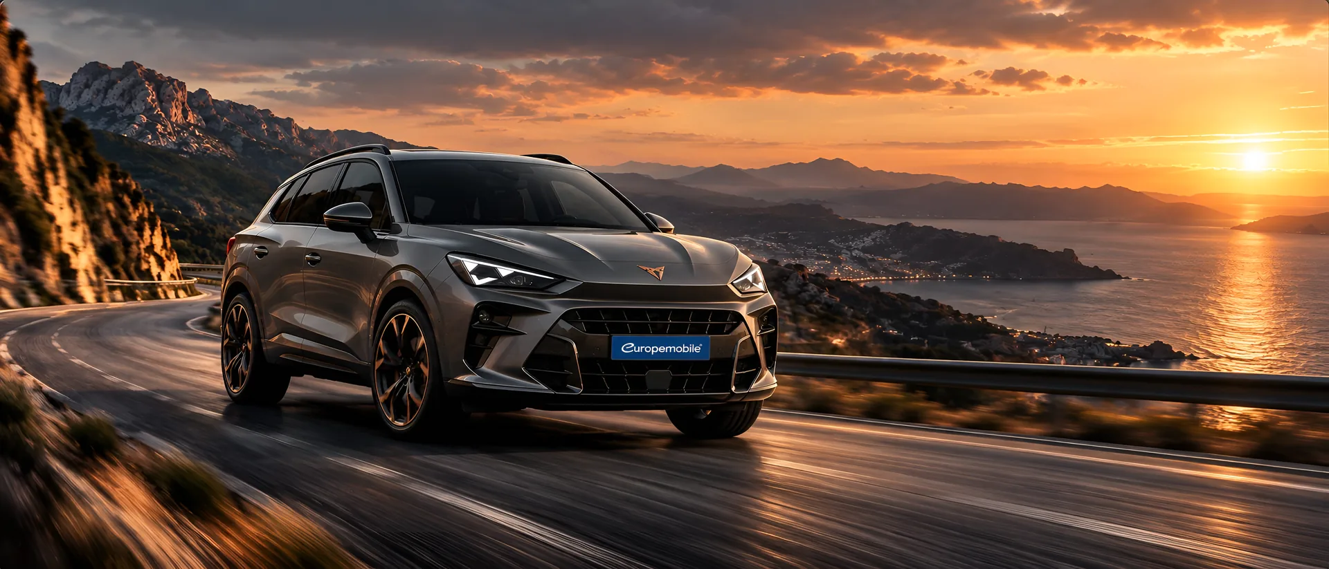 Cupra Terramar auf einer Alpenstraße