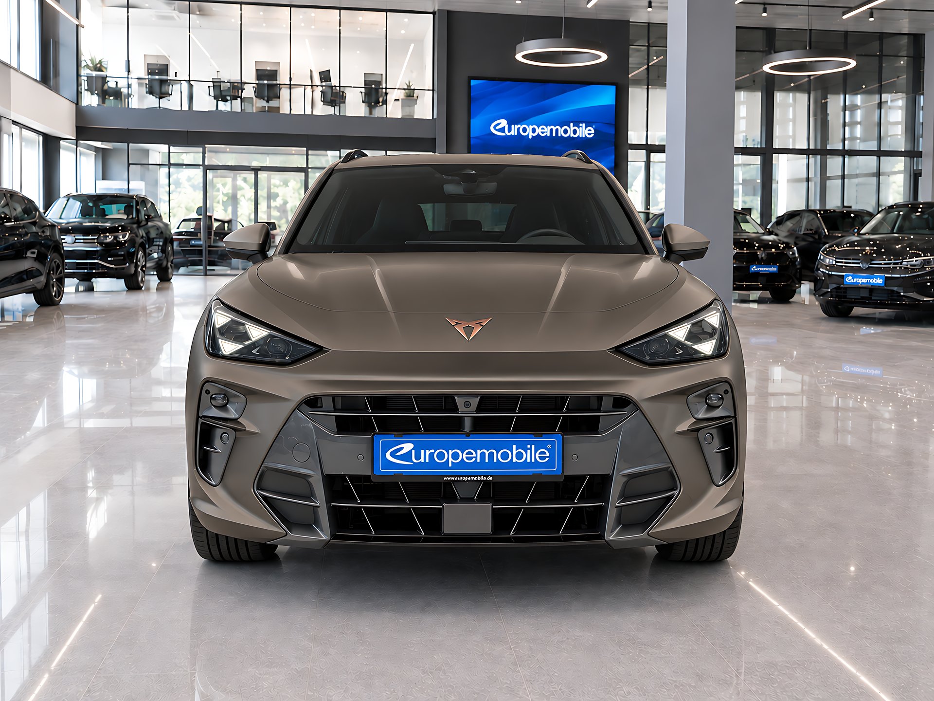 Cupra Terramar in Century Bronze, frontansicht