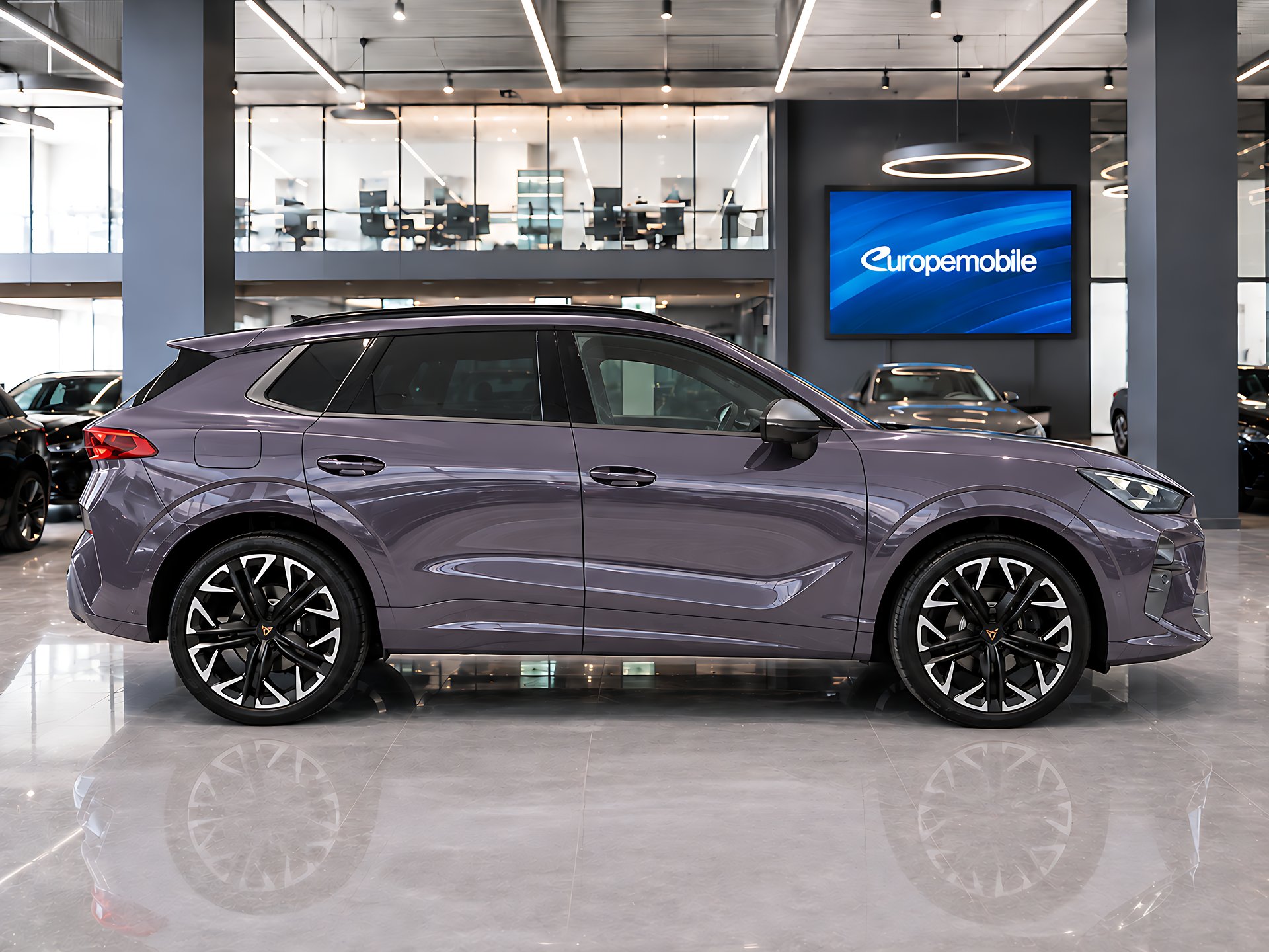 Cupra Terramar in Dark Void, seitenansicht