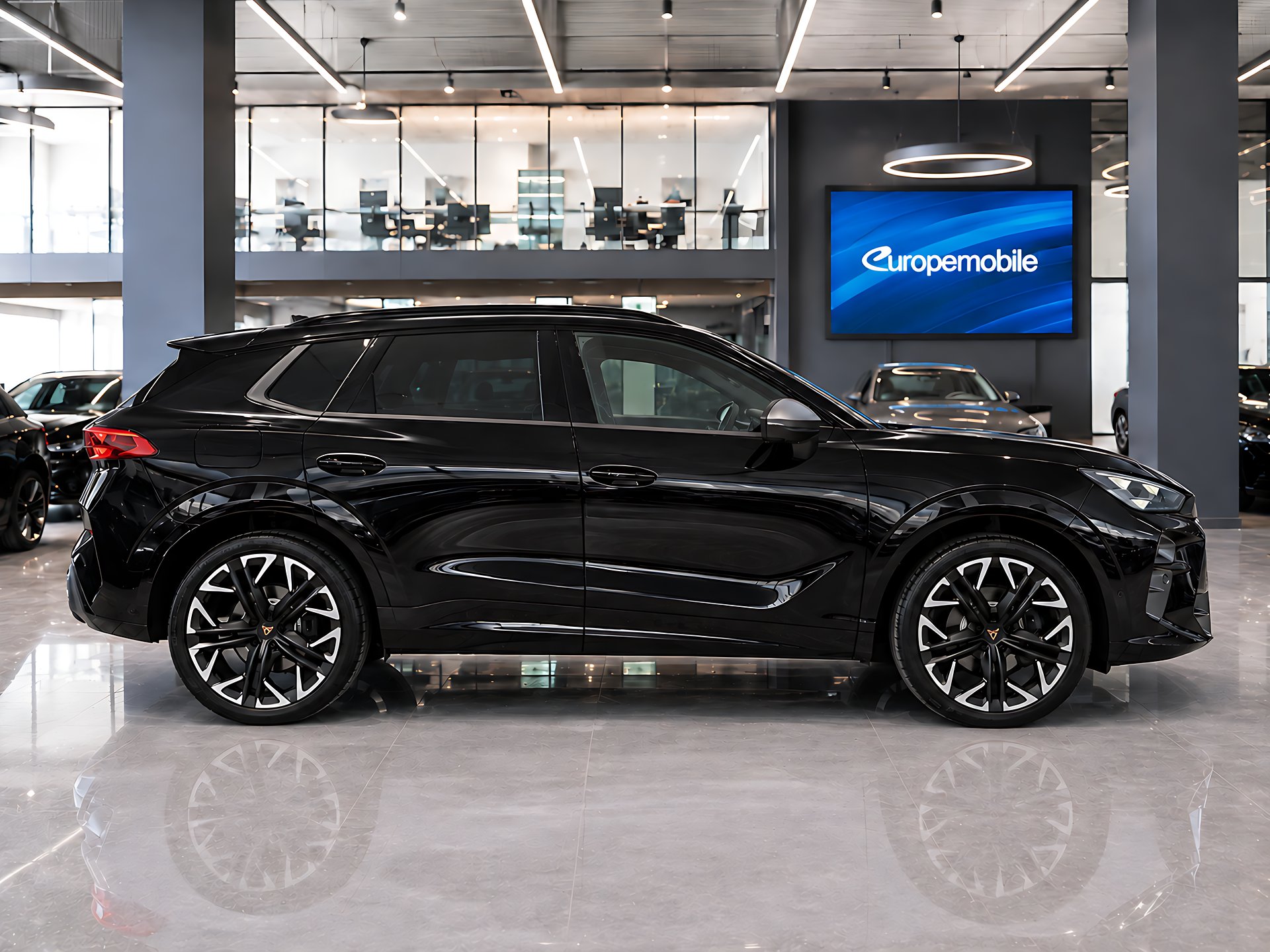 Cupra Terramar in Midnight Black, seitenansicht