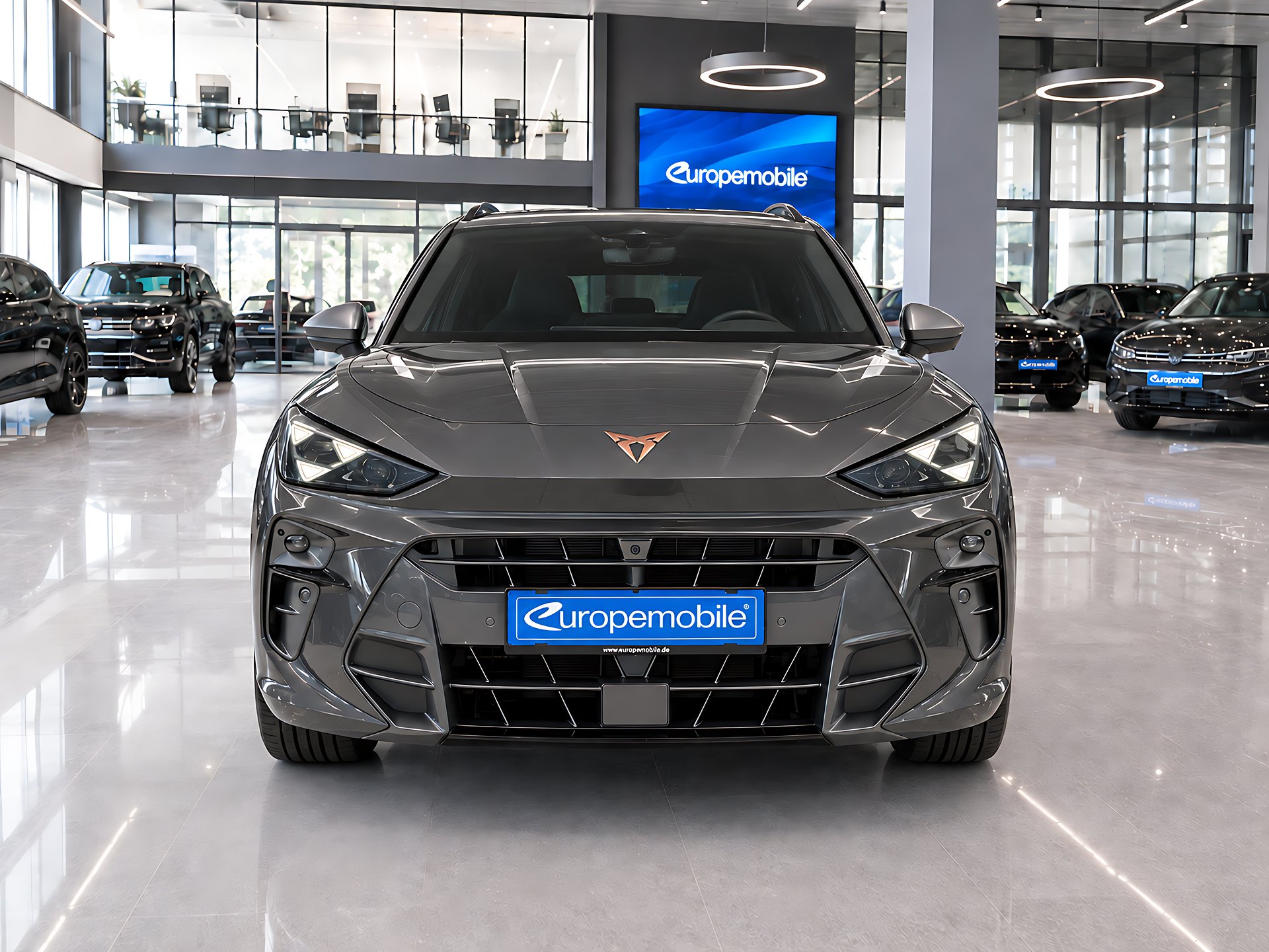 Cupra Terramar in Timanfaya Grau, frontansicht