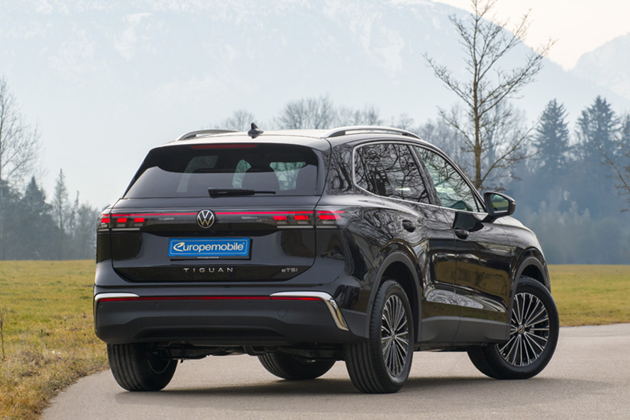 vw tiguan hinten