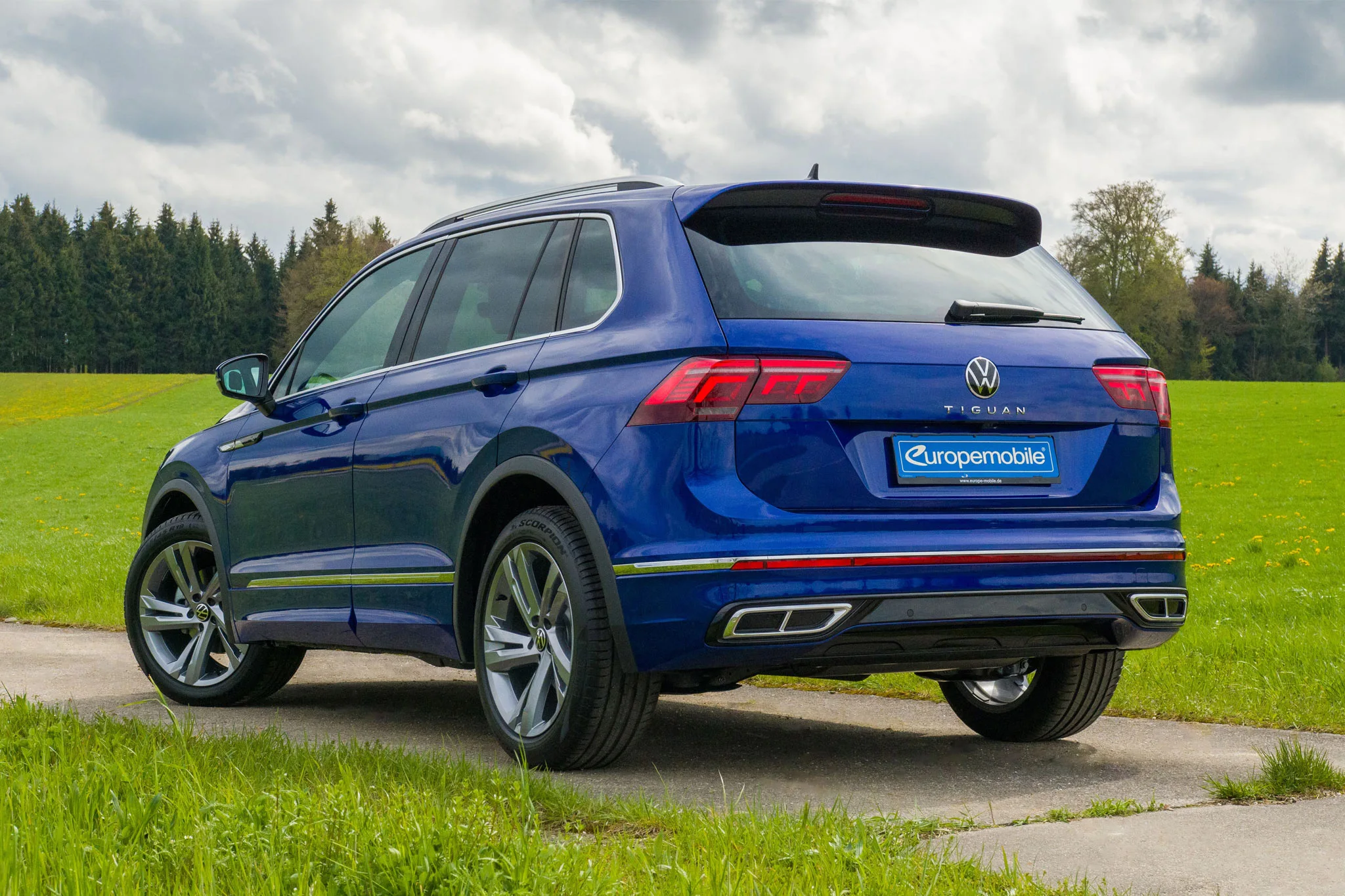 vw tiguan r-line hinten